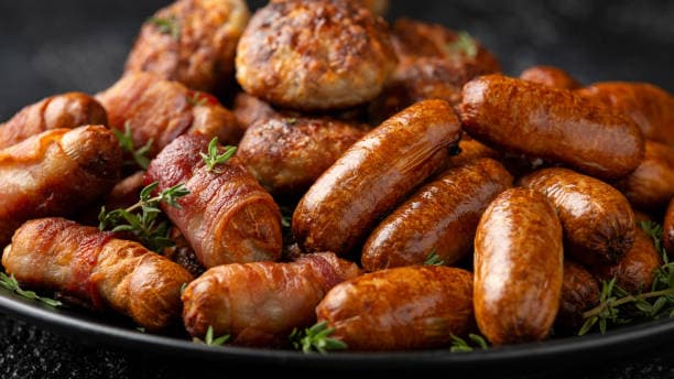 تصویر 2 از سوسیس مرغ و قارچ با گوشت تازه و طعمی مطبوع